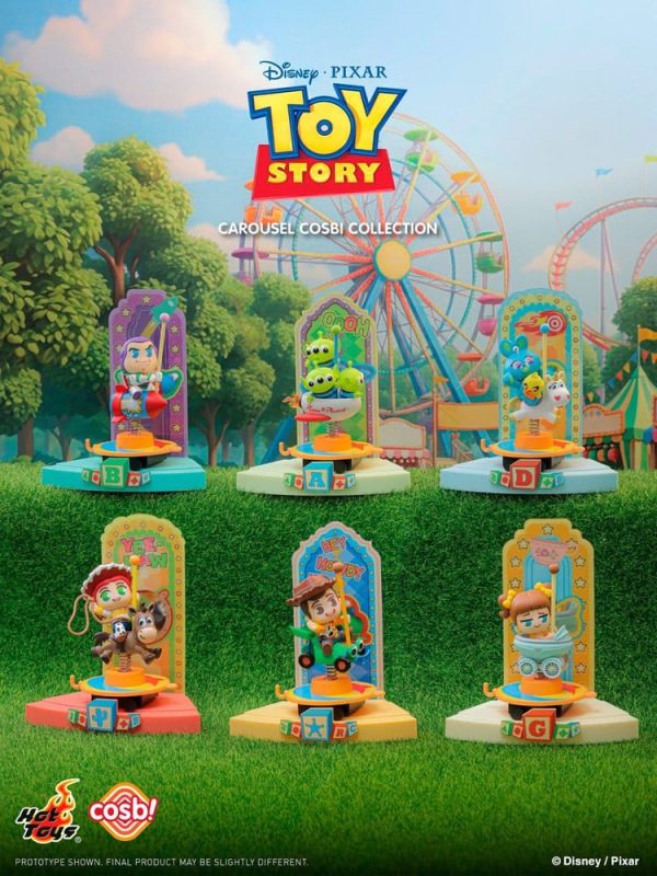 Toy Story Cosbi Mini Figures Carousel Collection 10 cm Blind Box Display (6) 8