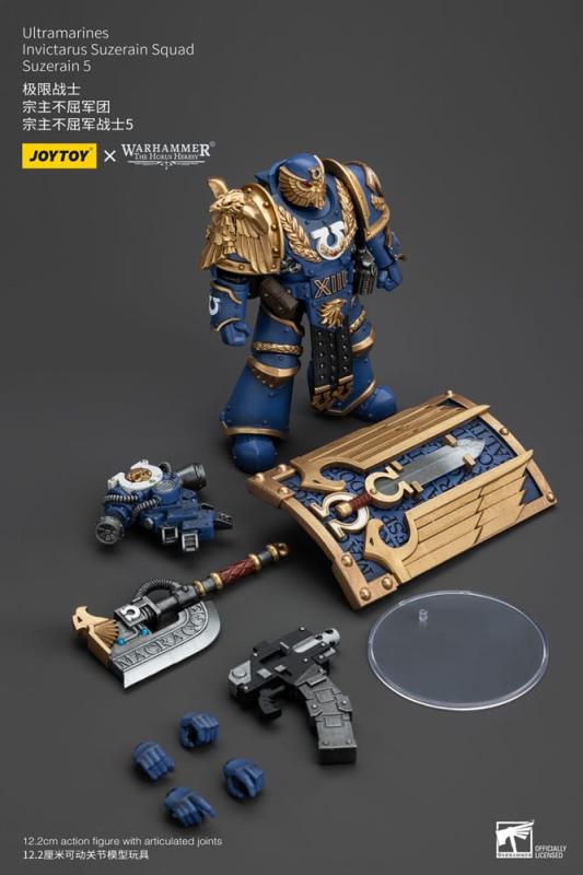 Warhammer The Horus Heresy Action Figure 1/18 Ultramarines Invictarus Suzerain Squad Suzerain 5 12 c