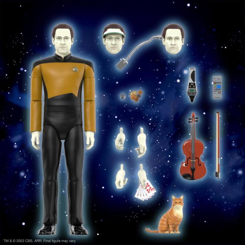 Star Trek The Next Generation: Lieutenant Commander Data 18 cm Action Figure - Super7