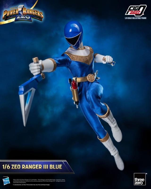 Power Rangers Zeo FigZero Action Figure 1/6 Ranger III Blue 30 cm 4