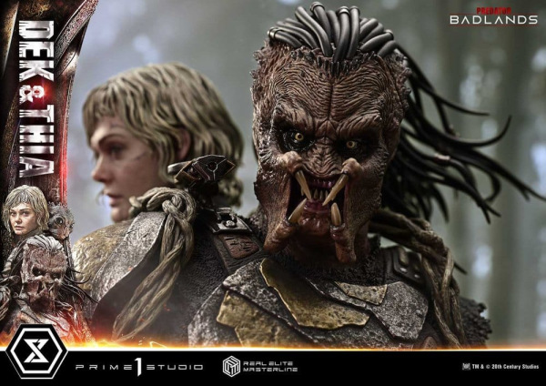 Predator Real Elite Masterline Statue 1/3 Badlands Dek & Thia 87 cm 9