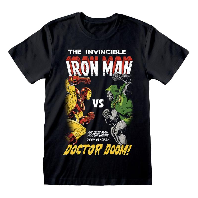 Marvel T-Shirt Iron Man vs Doom Size XL