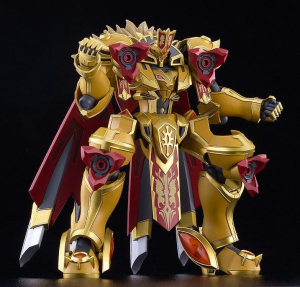 Knight's & Magic Moderoid Plastic Model Kit Goldleo 135mm 4
