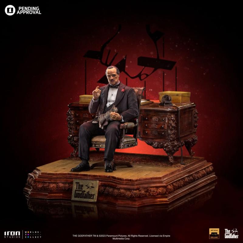 The Godfather: Don Vito Corelione 1/10 Deluxe Art Scale Statue - Iron Studios