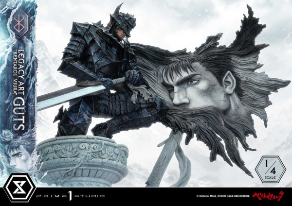 Berserk Legacy Art "Kentarou Miura" Statue 1/4 Guts 74 cm 11