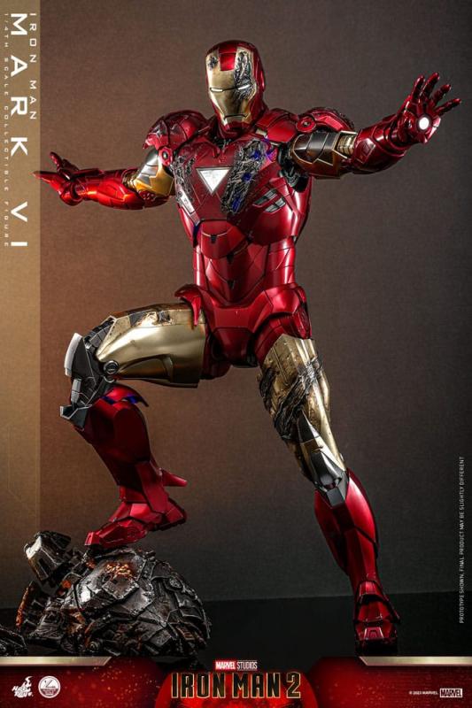 Iron Man 2 Action Figure 1/4 Iron Man Mark VI 48 cm 2