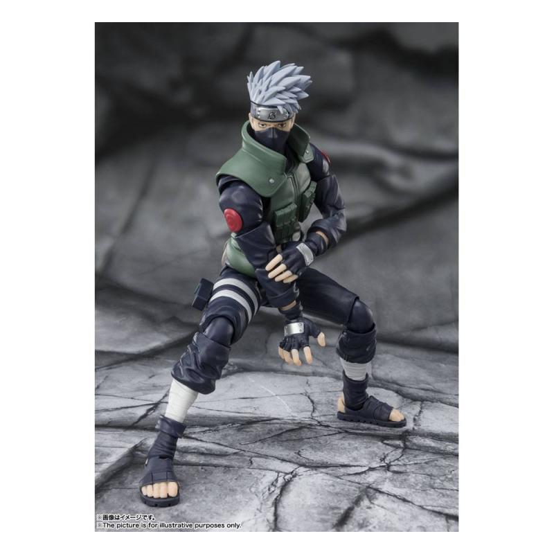 Naruto Shippuden S.H. Figuarts Action Figure Kakashi Hatake -The famed Sharingan Hero- 16 cm