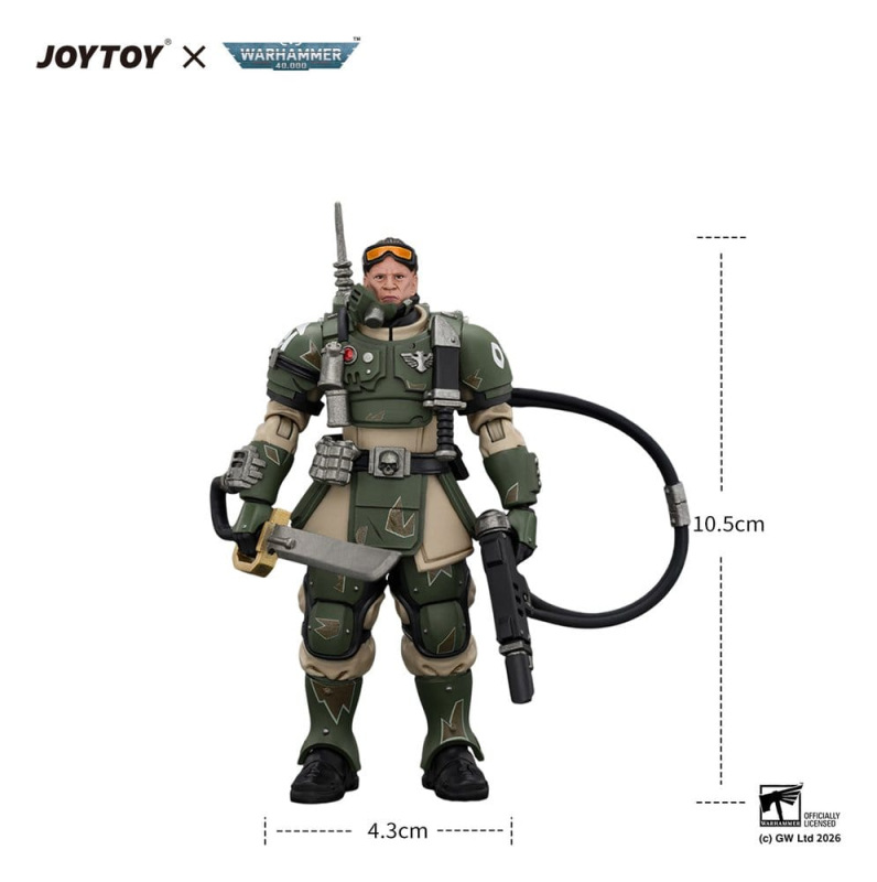 Warhammer Action Figure Astra Militarum Kasrkin 7 with Hot-shot Laspistol and Power Sword 5