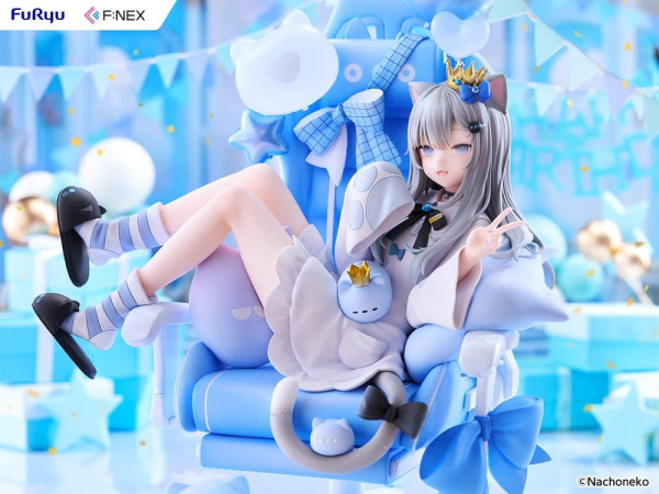 Virtual YouTuber F:NEX PVC Figure 1/7 Nachoneko Birthday Ver. 24 cm 9
