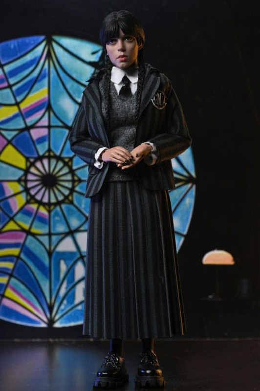 Wednesday Action Figures 2 Pack Wednesday Addams (Nevermore Uniform) and Enid 20 cm 12