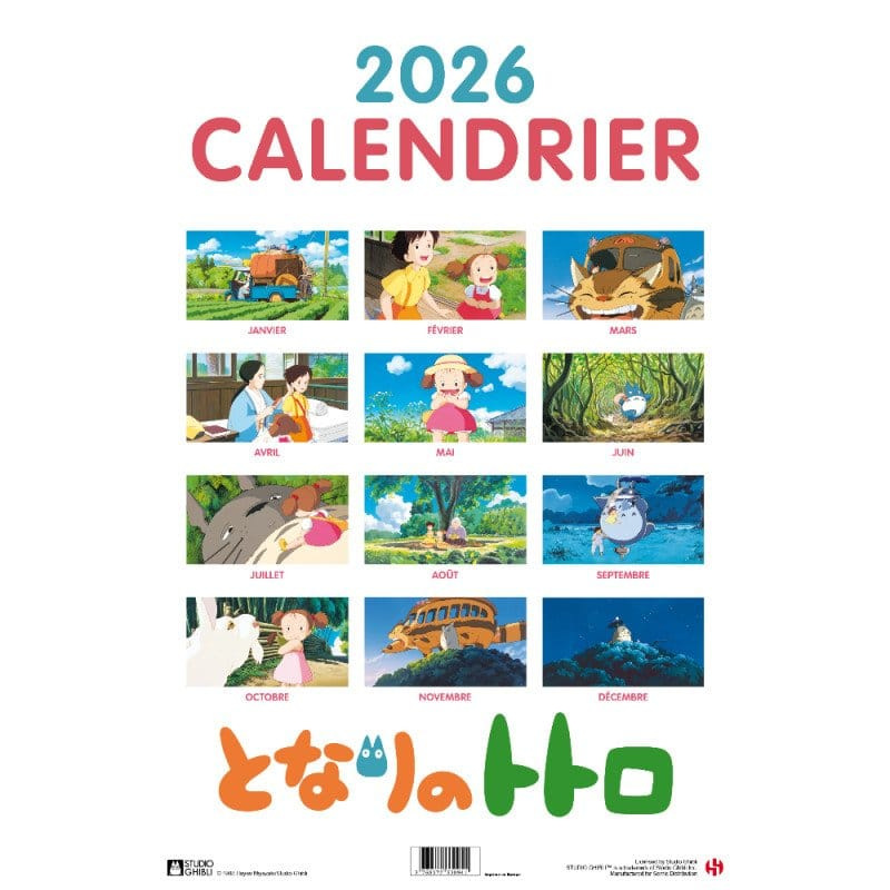 My Neighbor Totoro Calendar 2026 *French Version* 6
