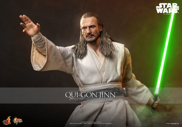 Star Wars: The Phantom Menace Movie Masterpiece Action Figure 1/6 Qui-Gon Jinn (Artisan Edition) Hot 8