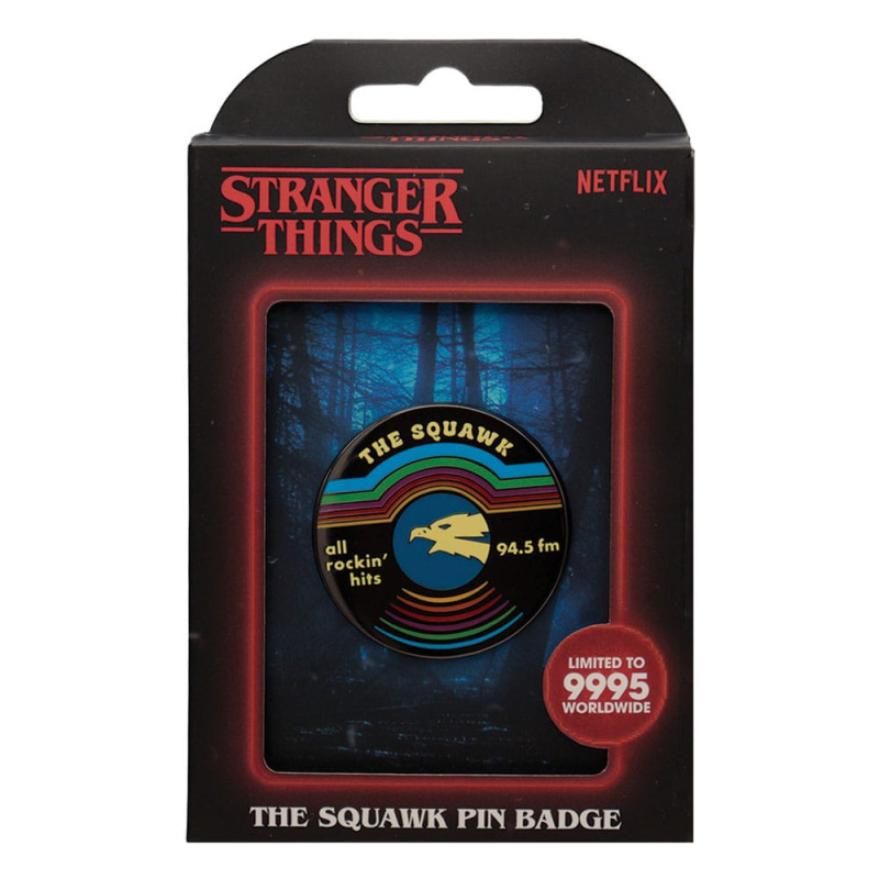 Stranger Things Pin Badge The Squawk Limited Edition 2