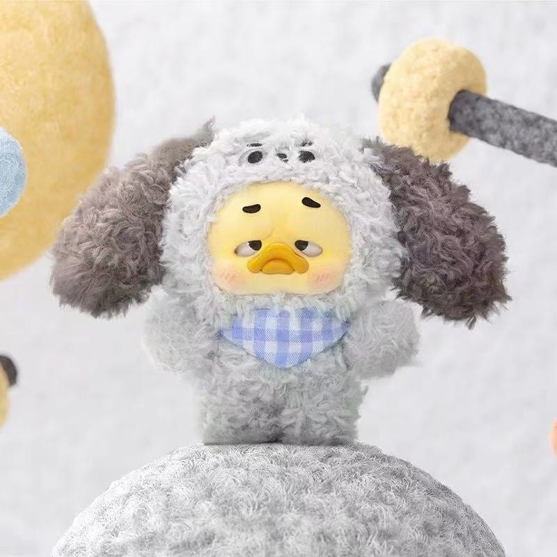 Mini Upset Duck Plush Keychain Wish List Duck 12 cm Blind Box Display (6) 3