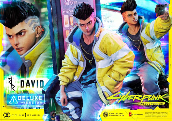 Cyberpunk: Edgerunners Real Elite Masterline Series Statue 1/4 David Bonus Version 58 cm 1