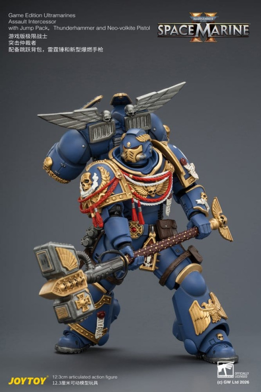 Warhammer Action Figure Game Edition Ultramarines Assault Intercessor 12 cm 6