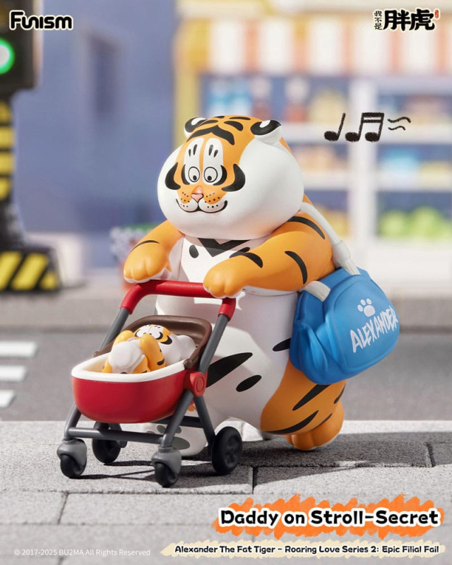 Alexander The Fat Tiger Mini Figures Roaring Love Series 2: Epic Filial Fabil7 cm Display (8) 1