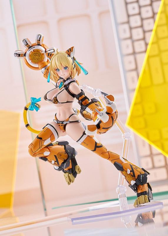 Bunny Suit Planning Plastic Model Kit PLAMAX BP-02 Sophia F. Shirring Tiger Armor Ver. 16 cm 3