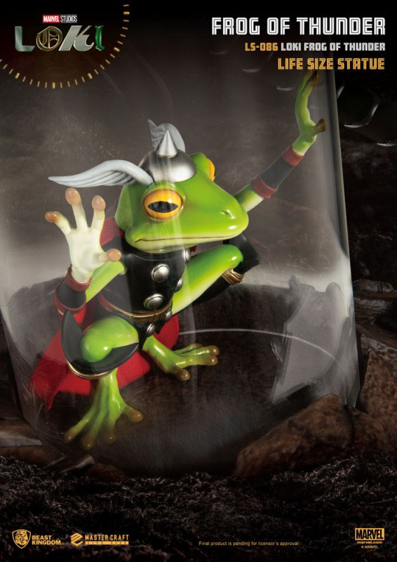 Loki Life-Size Statue Frog of Thunder 26 cm 5