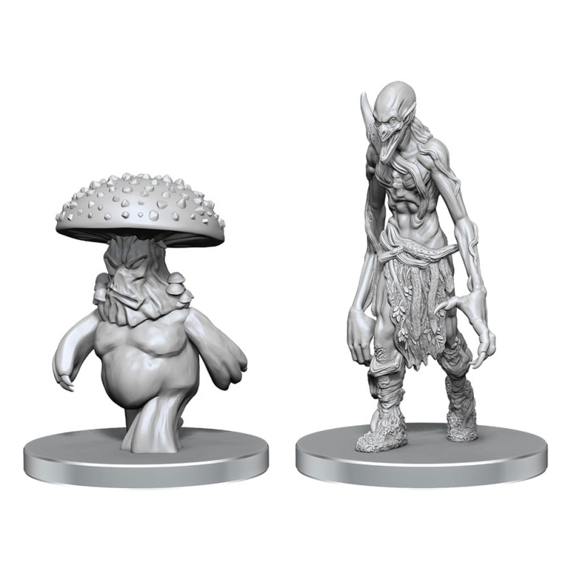 Pathfinder Deep Cuts Unpainted Miniatures Myceloid & Grimstalker