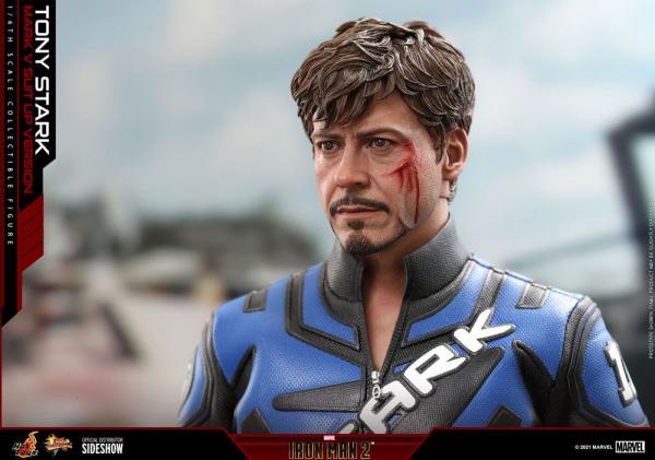 Iron Man 2: Tony Stark (Mark V Suit Up Version) 1/6 Action Figure - Hot Toys