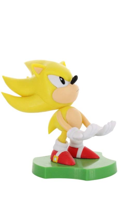 Sonic The Hedgehog Holdem Cable Guy Super Sonic 10 cm