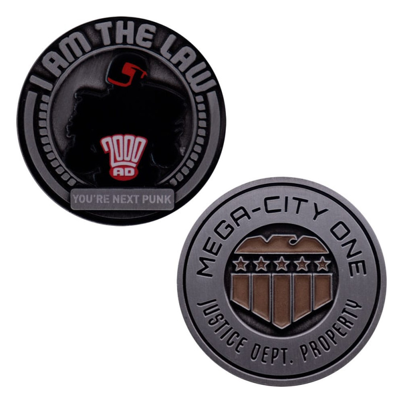 2000 AD Collectable Coin Judge Dredd Mega-City One Limited Edition 2