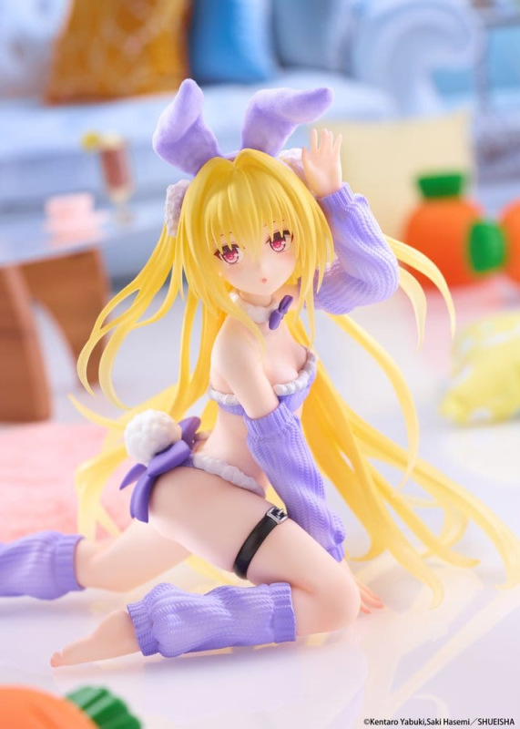 To Love-Ru Darkness MOFLOCK PVC Figure Golden Darkness (Fluffy Bunny Ver.) 13 cm 6