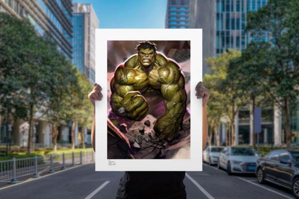 Marvel: The Incredible Hulk 46 x 61 cm Art Print - Sideshow Collectibles