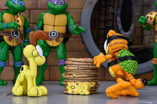 Teenage Mutant Ninja Turtles (Archie Comics) x Garfield Action Figure 2-Pack Ultimate Garfello & Odi 1