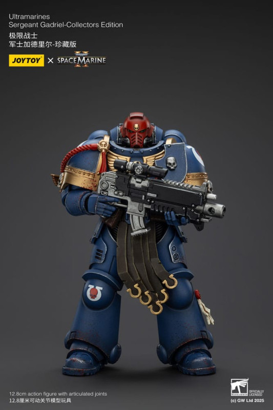 Warhammer 40,000: Space Marine 2 Action Figure Ultramarines Sergeant Gadriel Collectors Edition 13 c 7