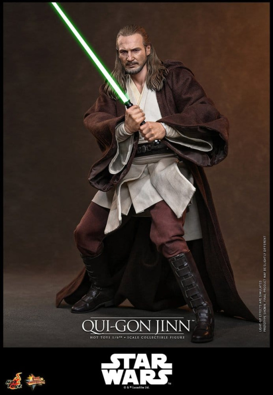 Star Wars: The Phantom Menace Movie Masterpiece Action Figure 1/6 Qui-Gon Jinn (Artisan Edition) Hot 9