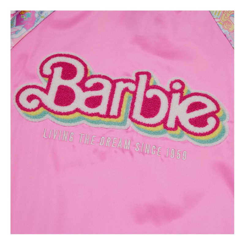 Mattel by Loungefly Jacket Unisex Barbie 65th Anniversary Size XL 7