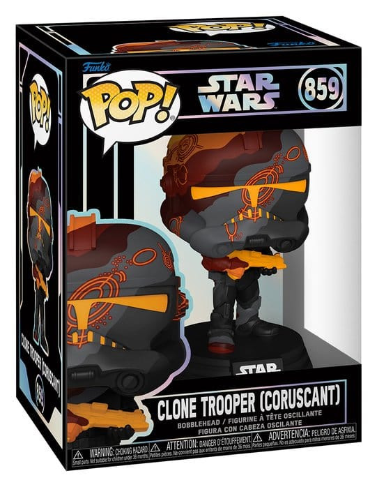 Star Wars POP! Vinyl Bobblehead Figure Clone Trooper (Coruscant) 9 cm 1