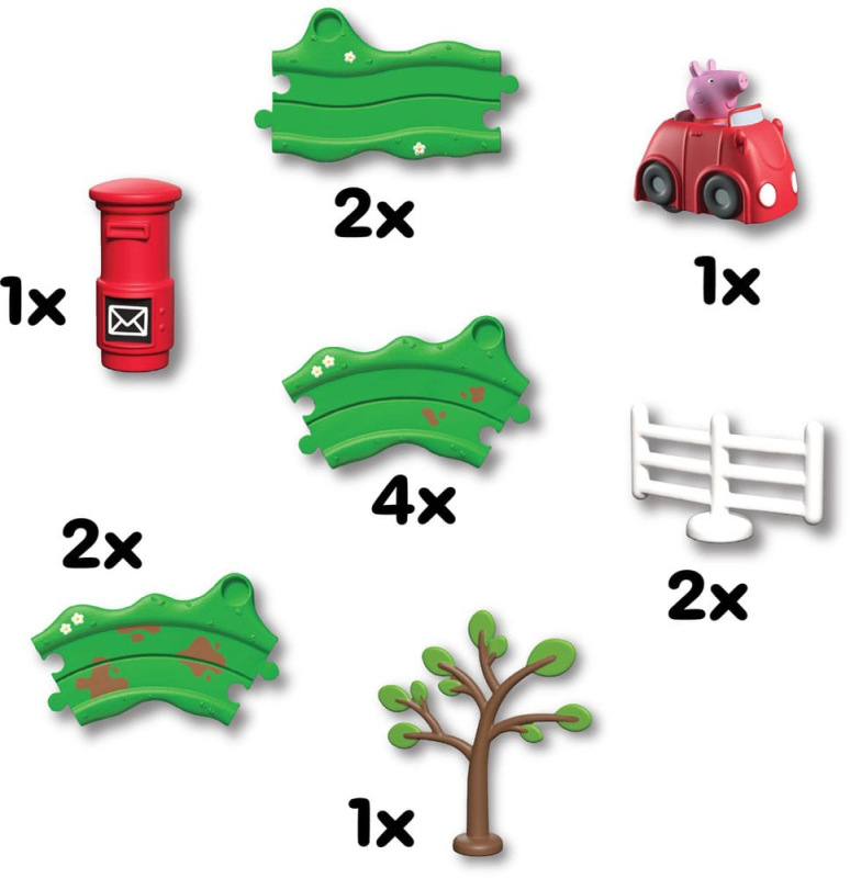 Peppa Pig Whizz Around Peppa's Little Red Car Set 1