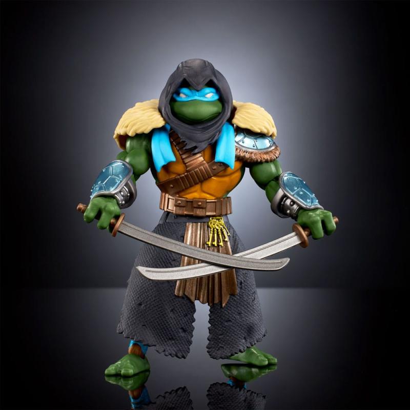 MOTU x TMNT: Turtles of Grayskull Action Figure Stealth Armor Leonardo 14 cm