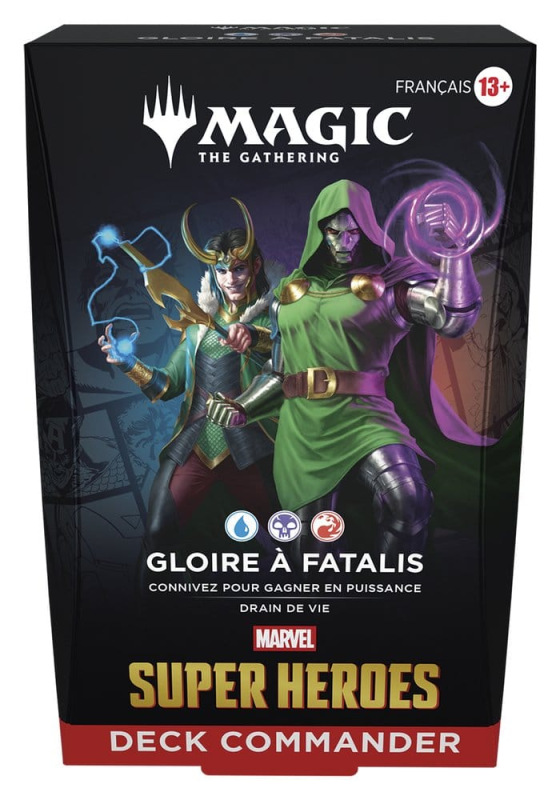 Magic the Gathering Marvel Super Heroes Commander Decks Case (4) french 11