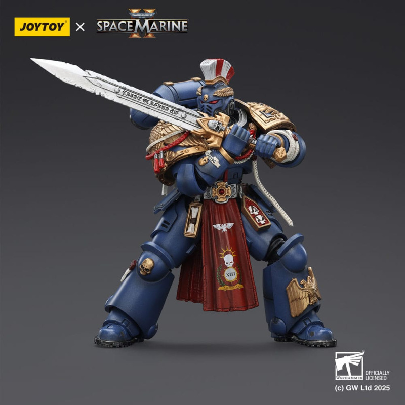 Warhammer 40,000: Space Marine 2 Action Figure Ultramarines Relic Primus Armourwith Plasma Pistol an 3