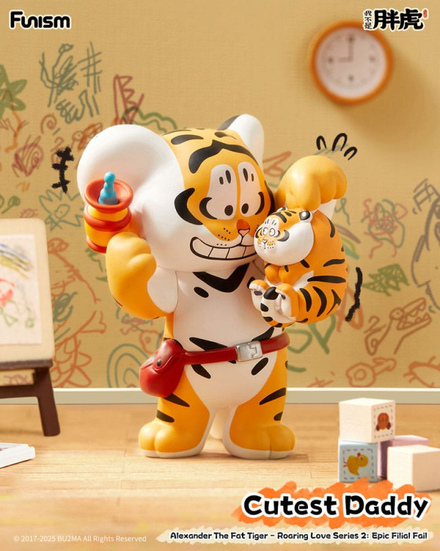 Alexander The Fat Tiger Mini Figures Roaring Love Series 2: Epic Filial Fabil7 cm Display (8) 4