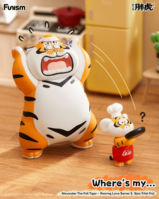 Alexander The Fat Tiger Mini Figures Roaring Love Series 2: Epic Filial Fabil7 cm Display (8) 6