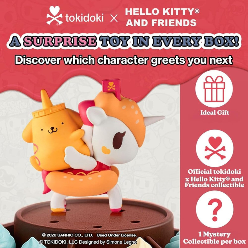 Hello Kitty & Friends Blind Box Figures Assortment Fast Food 7 cm (8) 1