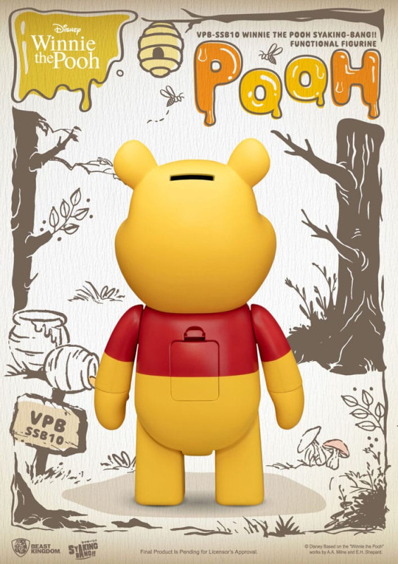 Winnie the Pooh Syaking Bang action figure piggy bank Winnie the Pooh 31 cm 11