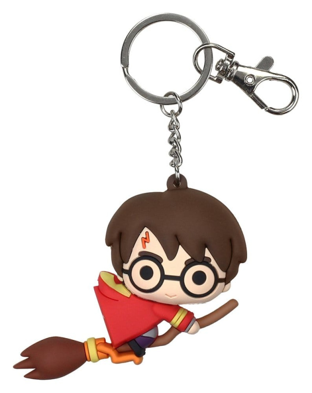 Harry Potter Rubber Keychain Harry on Broom 7 cm 1