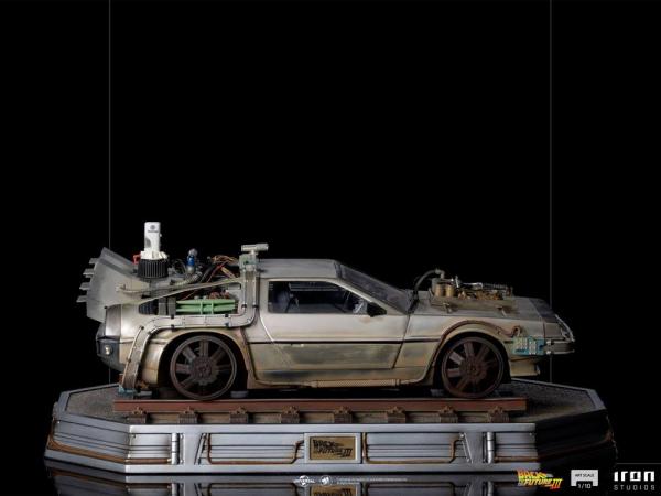 Back to the Future III: DeLorean 1/10 Art Scale Statue - Iron Studios