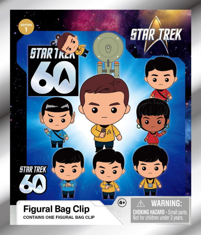 Star Trek 3D Foam Bag Clips Serie 1 Display (24) 1