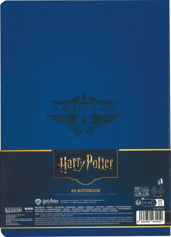 Harry Potter Softcover Notebook Ravenclaw 21 cm 2