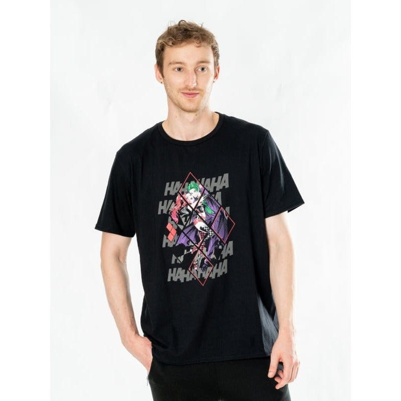 DC Comics T-Shirt Harley Quinn Joker Diamond Size L 2