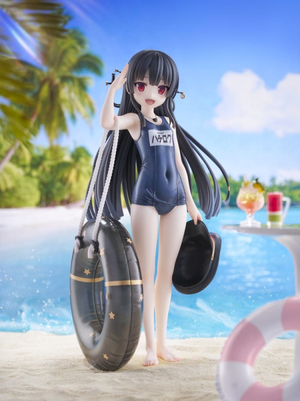 Maitetsu Last Run!! KoiKoi -Sakura- PVC Figure 1/6 Hachiroku School Swimsuit Ver. 23 cm 1