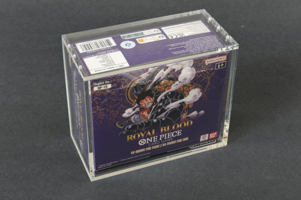 Evoretro Acrylic Display Case for Bandai One Piece TCG Booster Box (English) 1