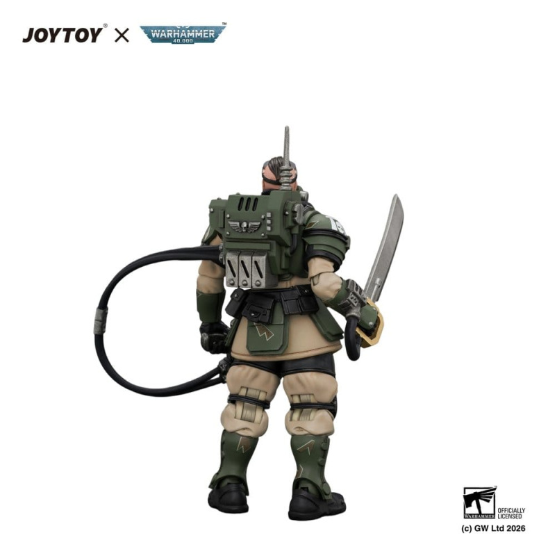 Warhammer Action Figure Astra Militarum Kasrkin 7 with Hot-shot Laspistol and Power Sword 1